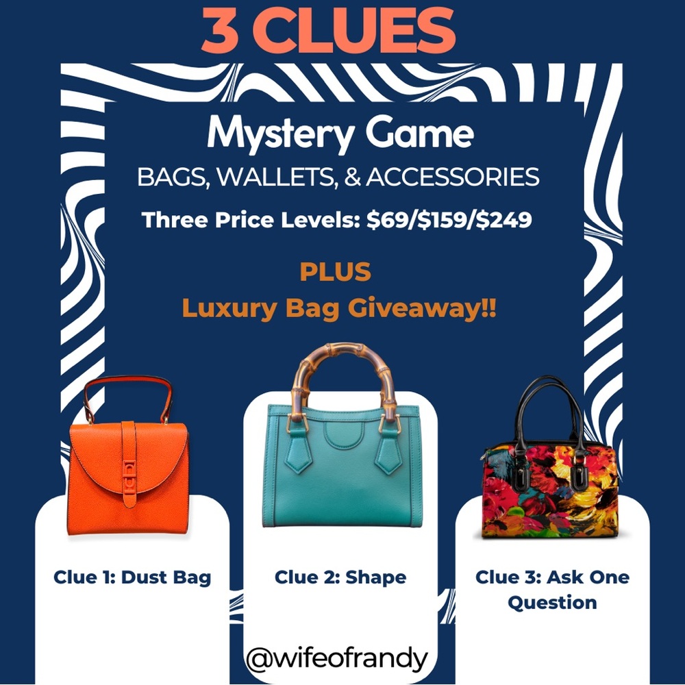 3 CLUES MYSTERY GAME BEGINS TONIGHT! - Picture 1 of 5
